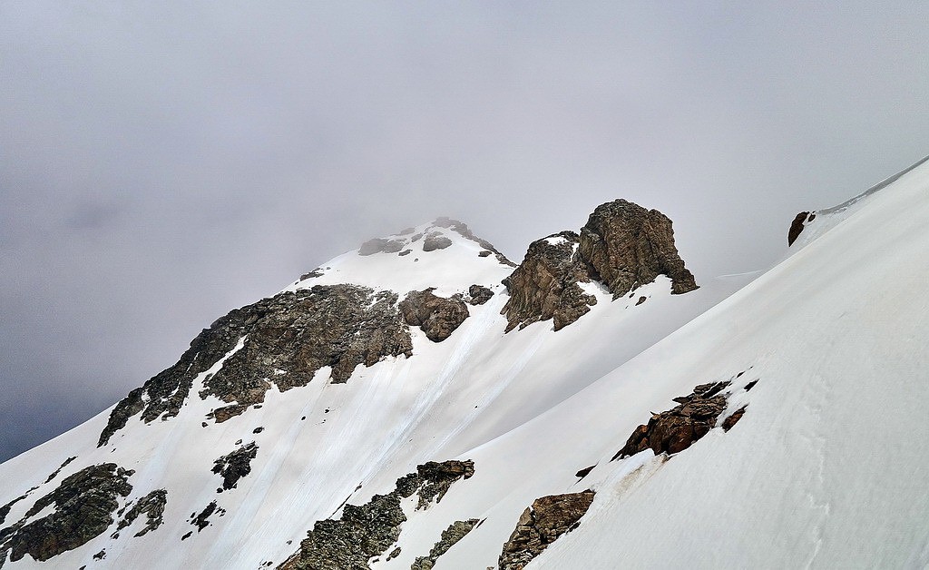 La traversée finale pour rejoindre le sommet du Mont d'Ambin...