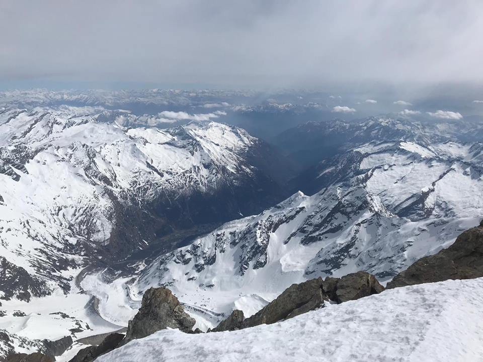 summit Gnifetti 4554m