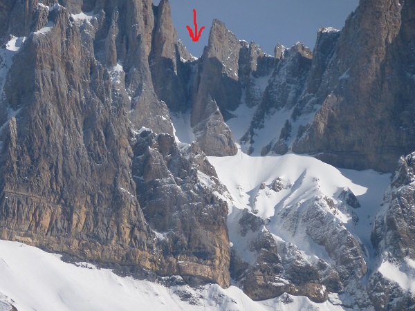 l'entrée du couloir