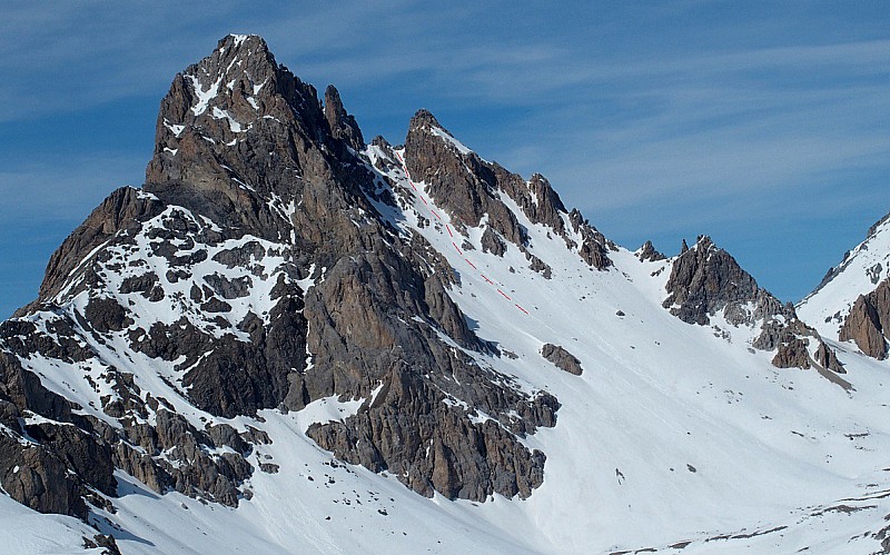 La Meyna, versant SE