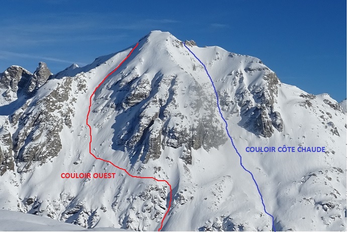 Variante : Couloir W