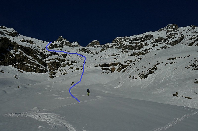 Vue globale du vallon