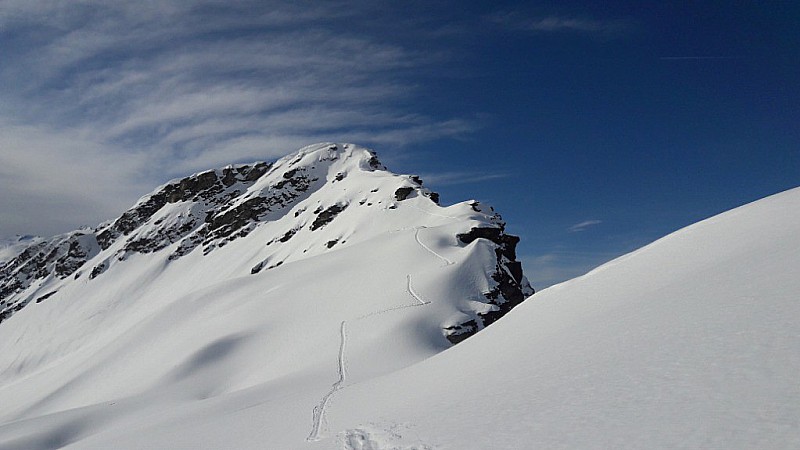 Sommet et entrée du couloir Louege