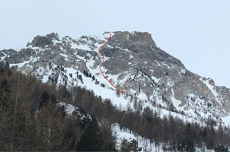Couloir ENE le 29 Fevrier 2020