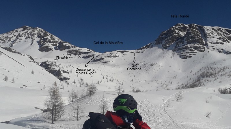 descente col Moutière