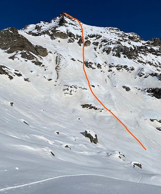Face Sud de Testa Grigia en montant au Pinter