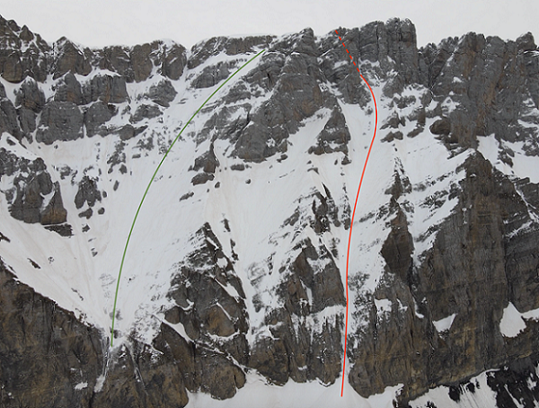 Itinéraire Rouge : Couloir De la Bath
Itinéraire Vert : Couloir des Saints Porcs