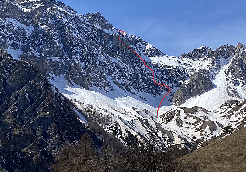 Versant Est vu depuis Grange della Rho le 14mars2021